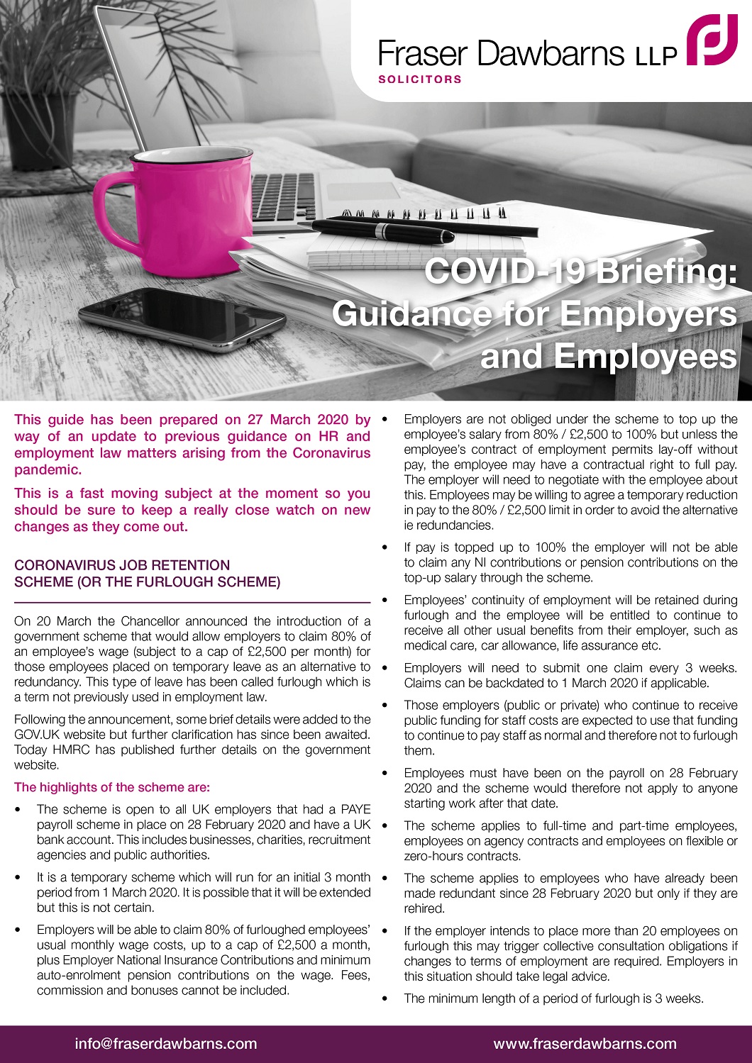 guidance enployers employees