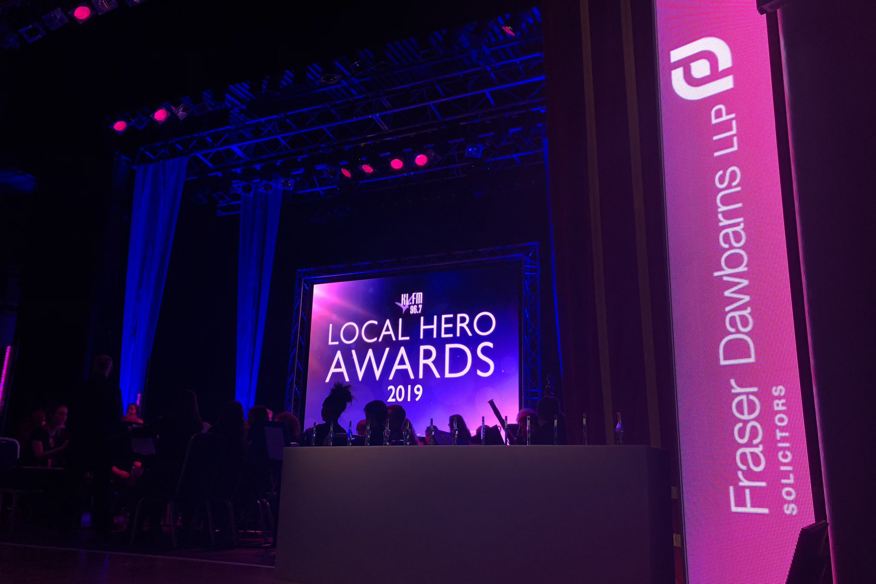Fraser Dawbarns sponsors the KLFM Local Hero Awards Image