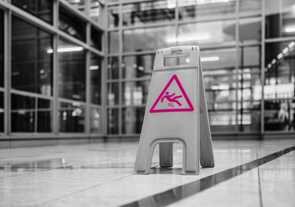 wet floor sign