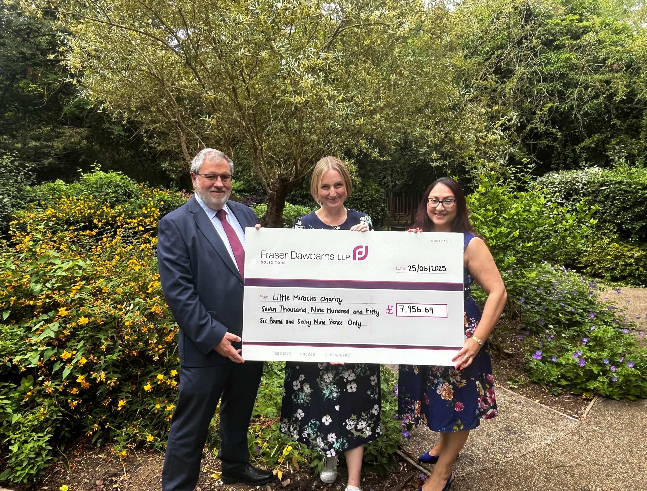 Fraser Dawbarns’ charity events raise almost £8,000 for Little Miracles Image